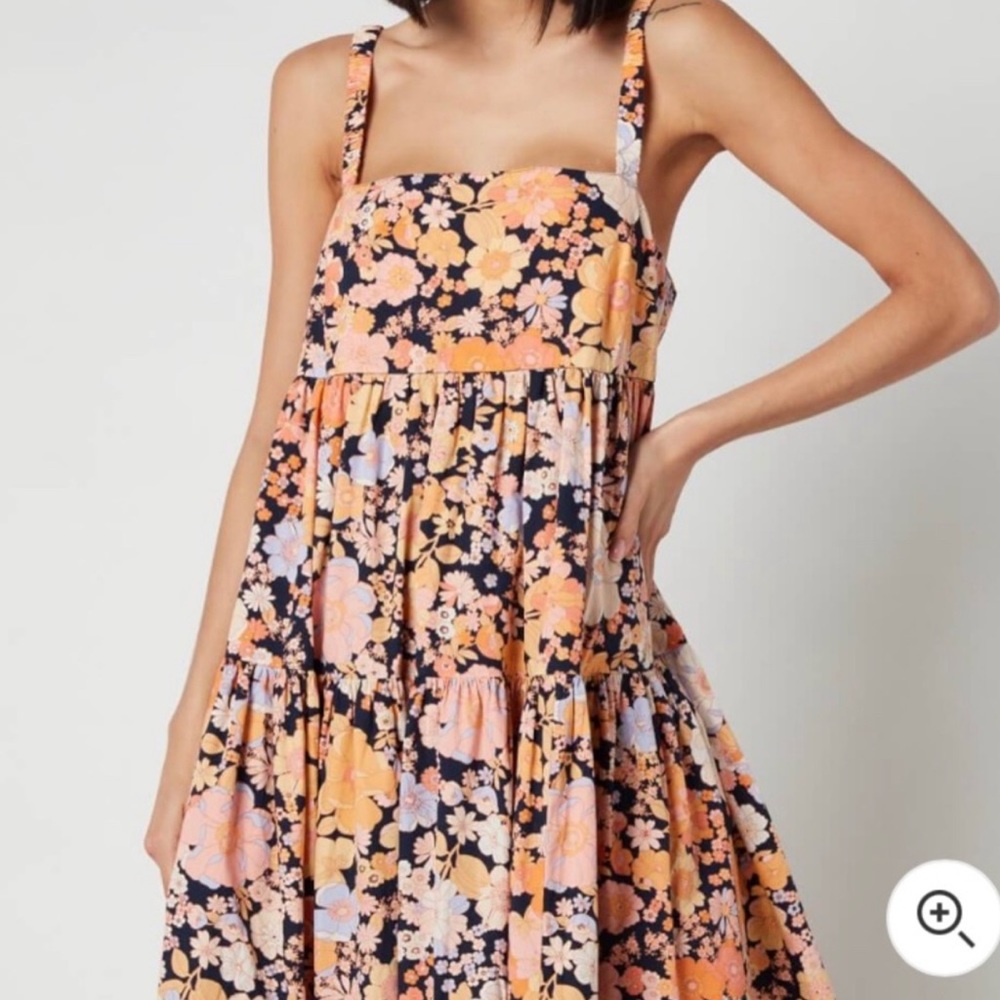 FREE PEOPLE 🌸 Park Slope Maxi Dress in Dark Combo